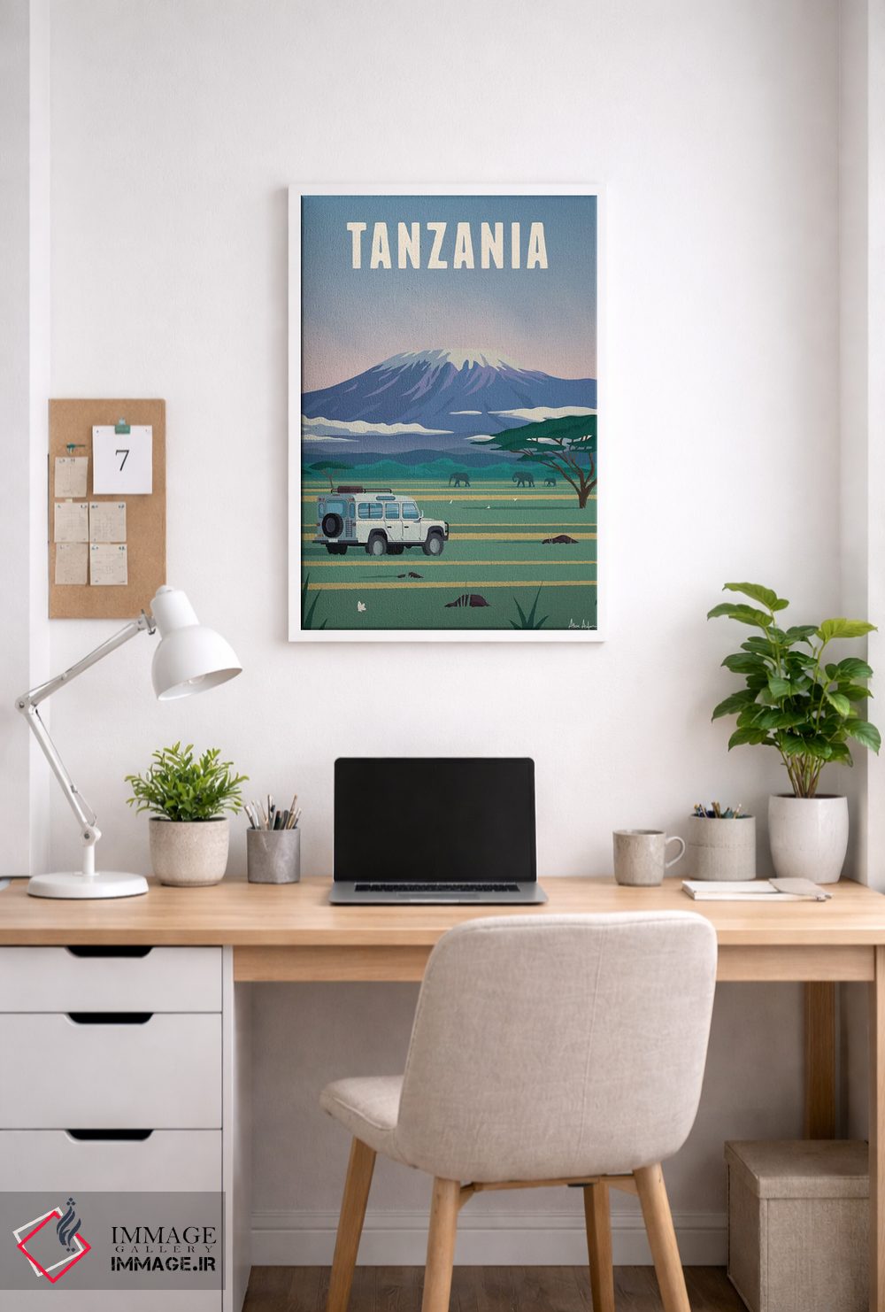 تابلو دکوراتیو تانزانیا اثر ایدیااستورم استودیوز - D3W