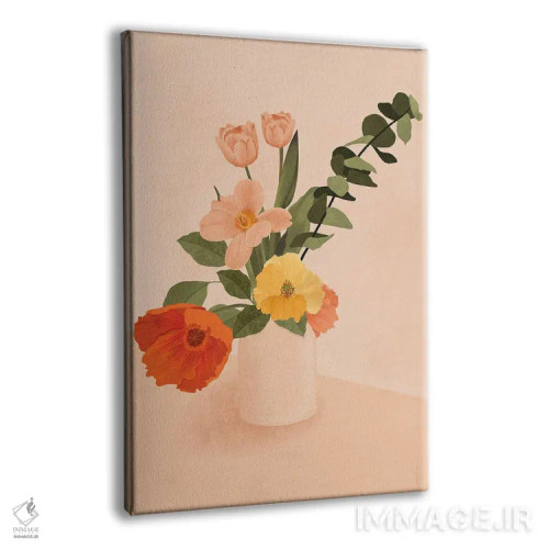 تابلو مدرن دسته گل اثر ایتس فانی هو - نمای پرسپکتیو محصول