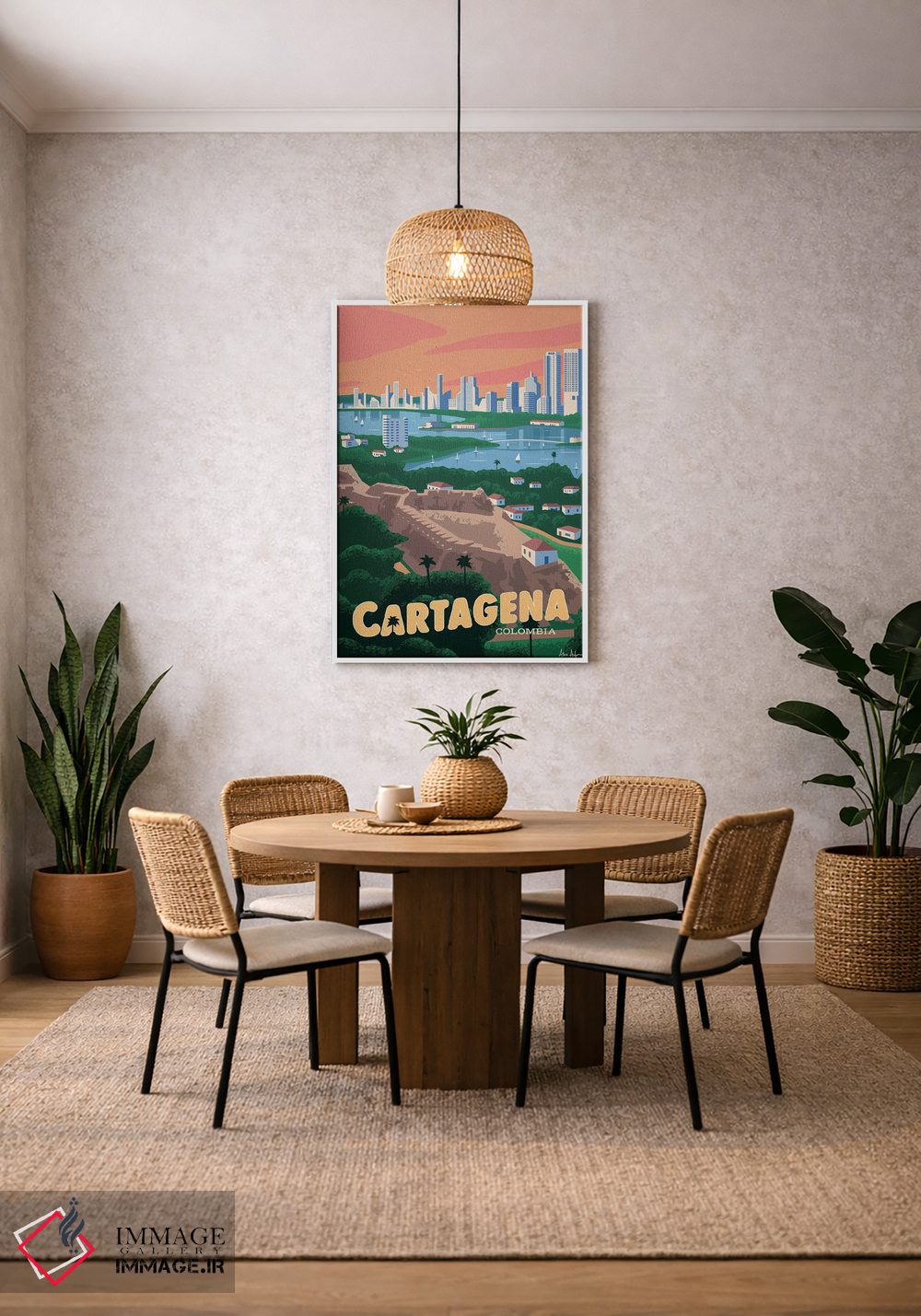 تابلو دکوراتیو کارتاخنا اثر ایدیااستورم استودیوز - D2W