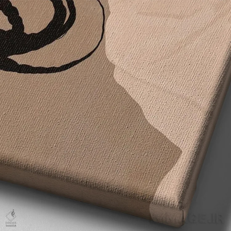 تابلو مدرن آلکسا اثر ایتس فانی هو - نمای نزدیک بافت بوم