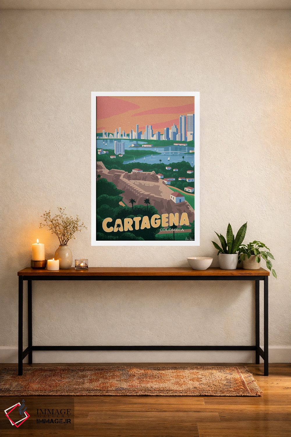 تابلو دکوراتیو کارتاخنا اثر ایدیااستورم استودیوز - D3W