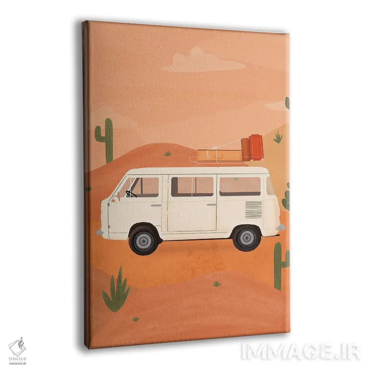 تابلو مدرن زندگی در ون اثر ایتس فانی هو - نمای پرسپکتیو محصول