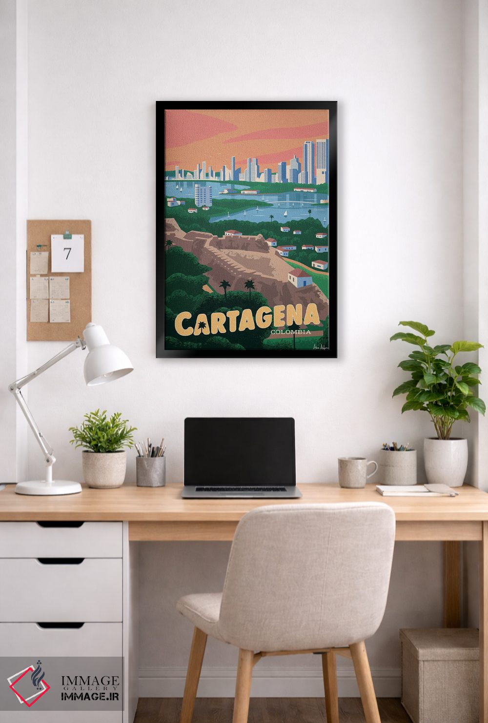 تابلو دکوراتیو کارتاخنا اثر ایدیااستورم استودیوز - D5B