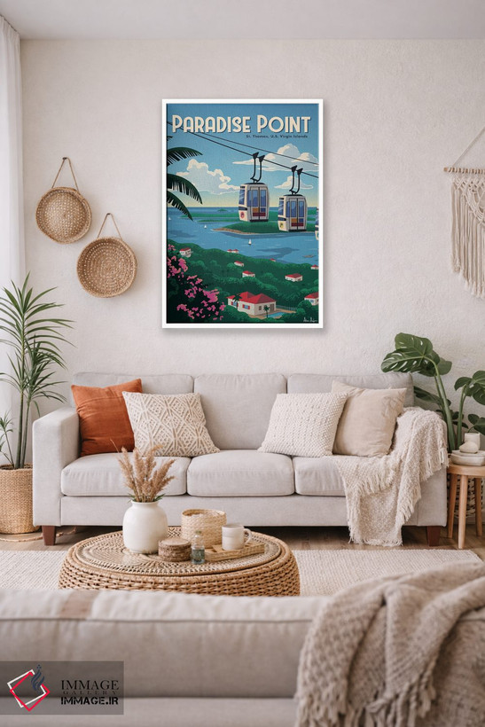 تابلو دکوراتیو نقطه بهشت اثر ایدیااستورم استودیوز - D1W