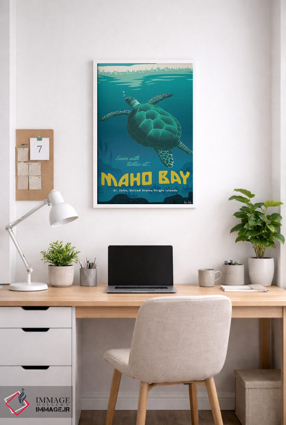 تابلو دکوراتیو خلیج ماهو اثر ایدیااستورم استودیوز - D3W