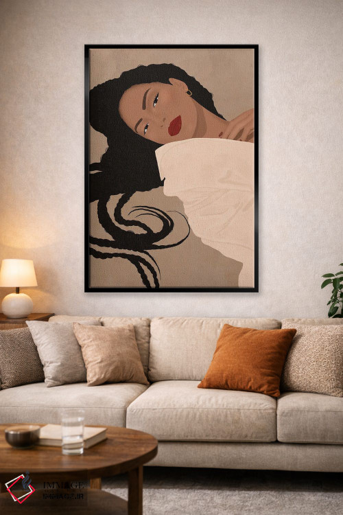 تابلو مدرن آلکسا اثر ایتس فانی هو - D1B