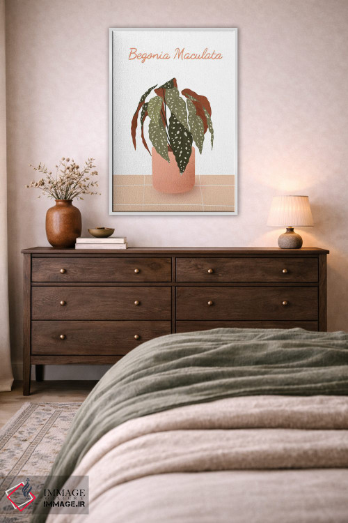 تابلو مدرن بگونیا ماکولاتا اثر ایتس فانی هو - D2W