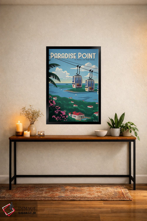 تابلو دکوراتیو نقطه بهشت اثر ایدیااستورم استودیوز - D4B