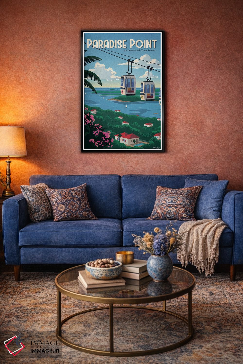 تابلو دکوراتیو نقطه بهشت اثر ایدیااستورم استودیوز - D3B