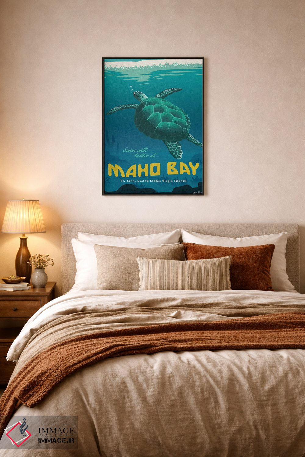 تابلو دکوراتیو خلیج ماهو اثر ایدیااستورم استودیوز - D6B