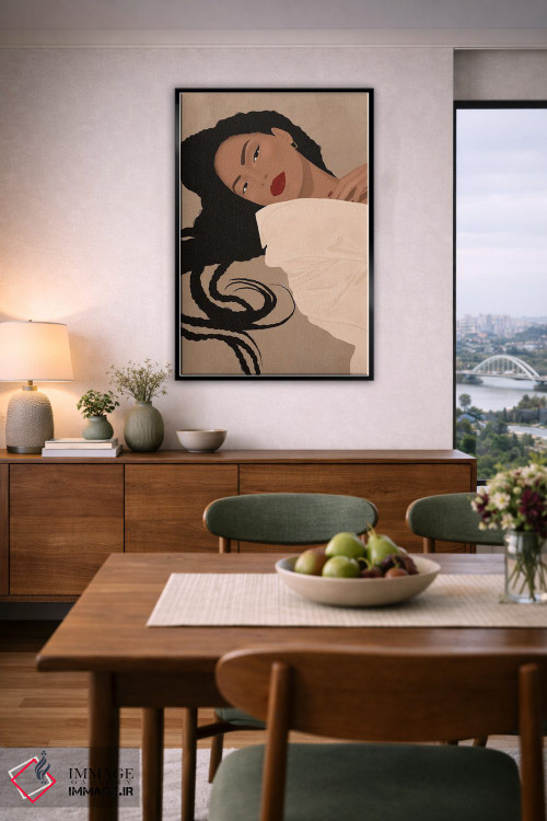 تابلو مدرن آلکسا اثر ایتس فانی هو - D6B