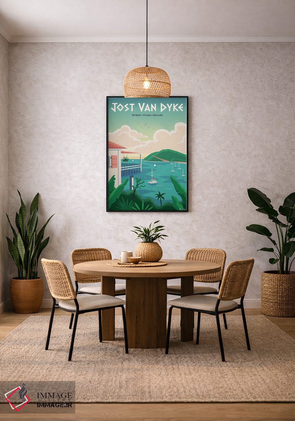 تابلو دکوراتیو یوست ون دایک اثر ایدیااستورم استودیوز - D4B