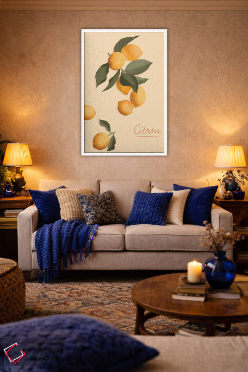 تابلو مدرن لیمو ترش اثر ایتس فانی هو - D3W