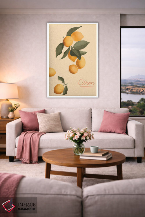 تابلو مدرن لیمو ترش اثر ایتس فانی هو - D4W