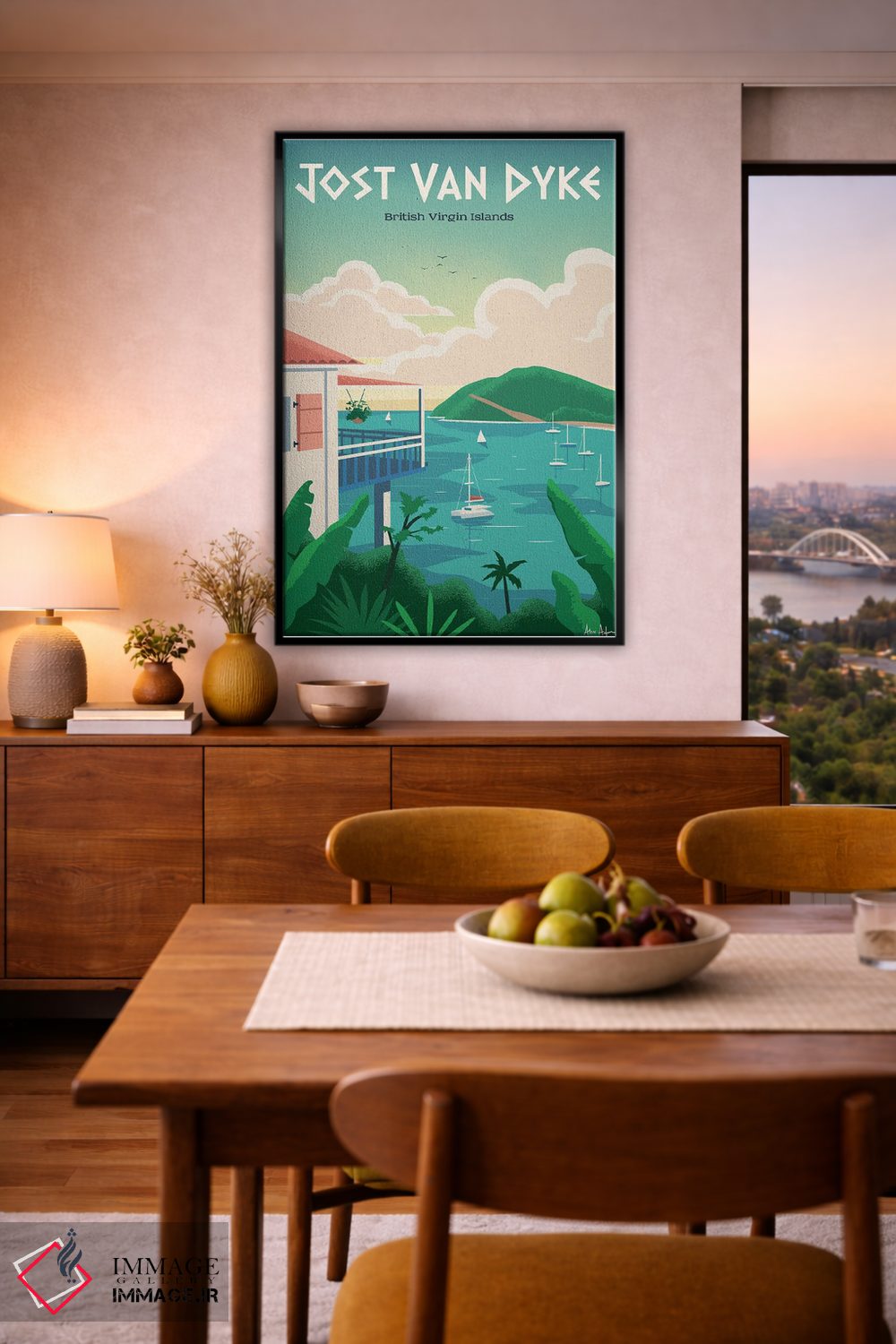 تابلو دکوراتیو یوست ون دایک اثر ایدیااستورم استودیوز - D6B