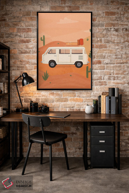 تابلو مدرن زندگی در ون اثر ایتس فانی هو - D4B