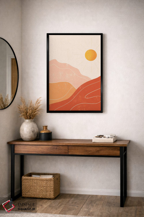 تابلو مینیمال کوه ها اثر ایتس فانی هو - D4B