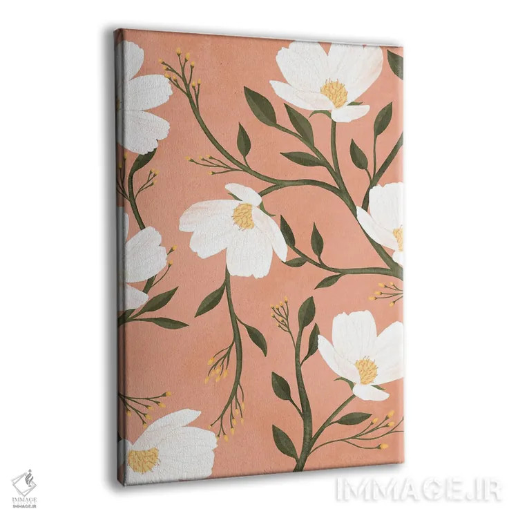 تابلو مدرن گل ها اثر ایتس فانی هو - نمای پرسپکتیو محصول