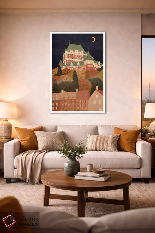 تابلو مدرن کاخ فرونتنک اثر ایتس فانی هو - D1W