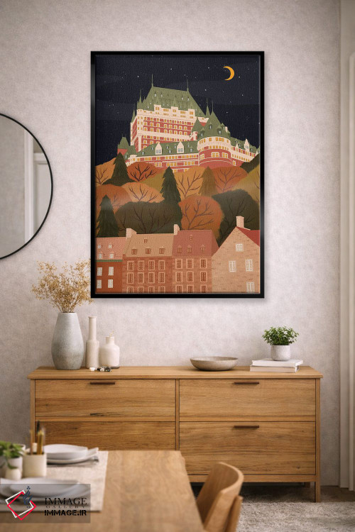 تابلو مدرن کاخ فرونتنک اثر ایتس فانی هو - D2B