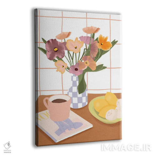 تابلو مدرن صبحانه انگلیسی اثر ایتس فانی هو - نمای پرسپکتیو محصول