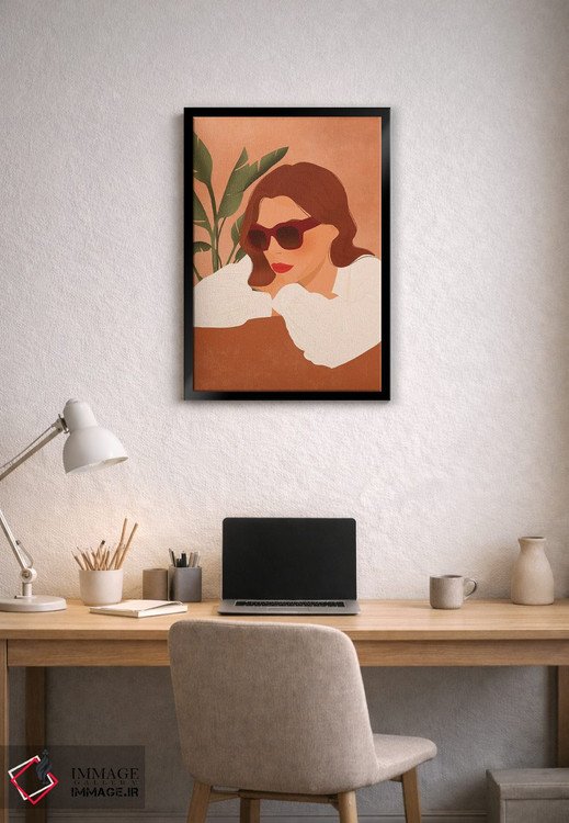 تابلو مدرن کورتنی اثر ایتس فانی هو - D2B