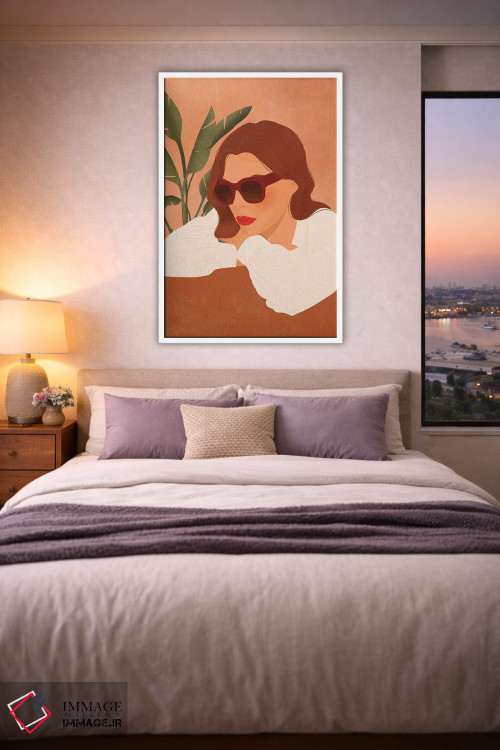 تابلو مدرن کورتنی اثر ایتس فانی هو - D3W
