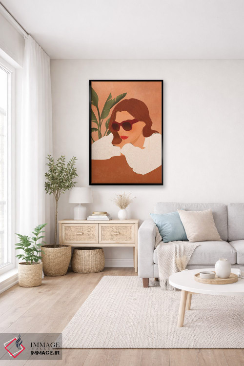 تابلو مدرن کورتنی اثر ایتس فانی هو - D4B