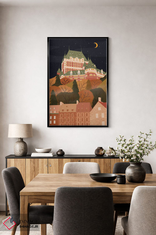 تابلو مدرن کاخ فرونتنک اثر ایتس فانی هو - D5B