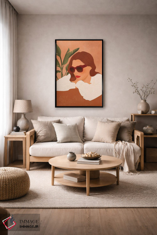 تابلو مدرن کورتنی اثر ایتس فانی هو - D5B