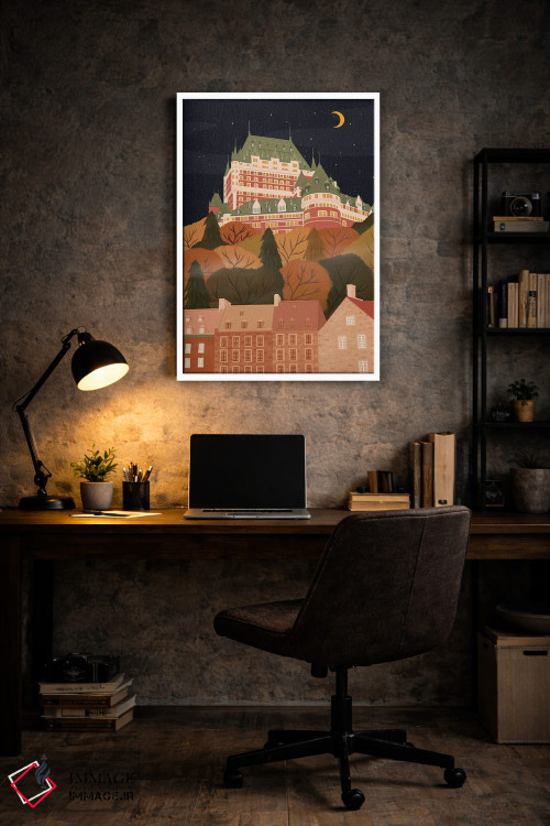 تابلو مدرن کاخ فرونتنک اثر ایتس فانی هو - D6W