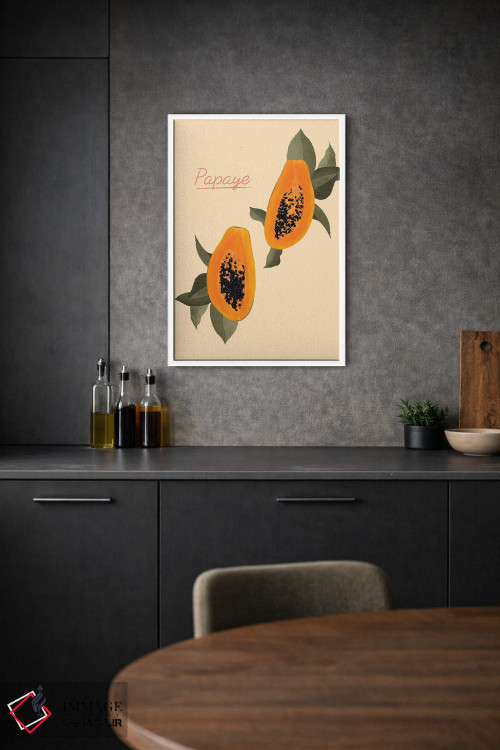 تابلو مینیمال پاپایا اثر ایتس فانی هو - D1W