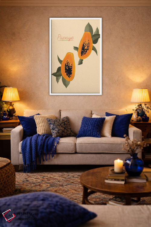 تابلو مینیمال پاپایا اثر ایتس فانی هو - D3W