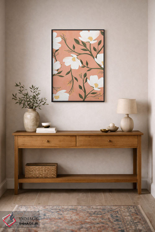 تابلو مدرن گل ها اثر ایتس فانی هو - D2B