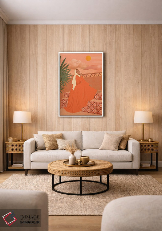 تابلو مدرن خدیجه اثر ایتس فانی هو - D1W
