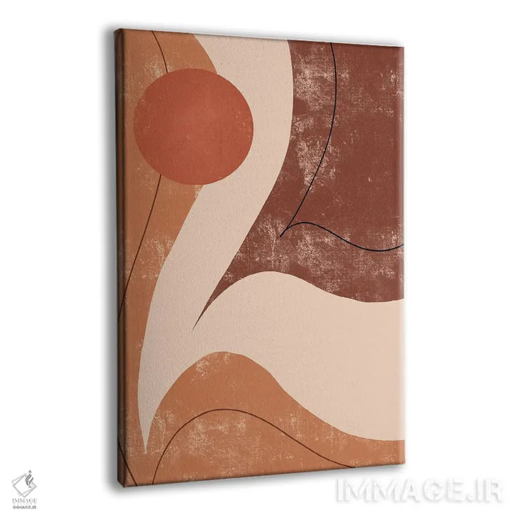 تابلو مینیمال اشکال抽象ی ۲ اثر ایتس فانی هو - نمای پرسپکتیو محصول
