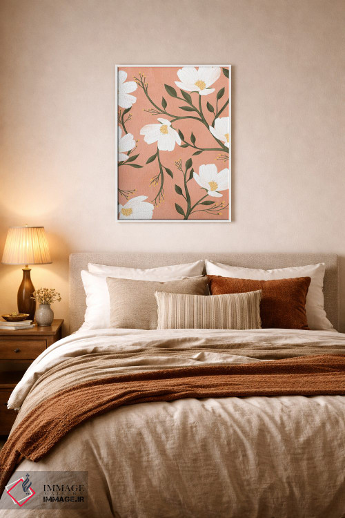 تابلو مدرن گل ها اثر ایتس فانی هو - D5W