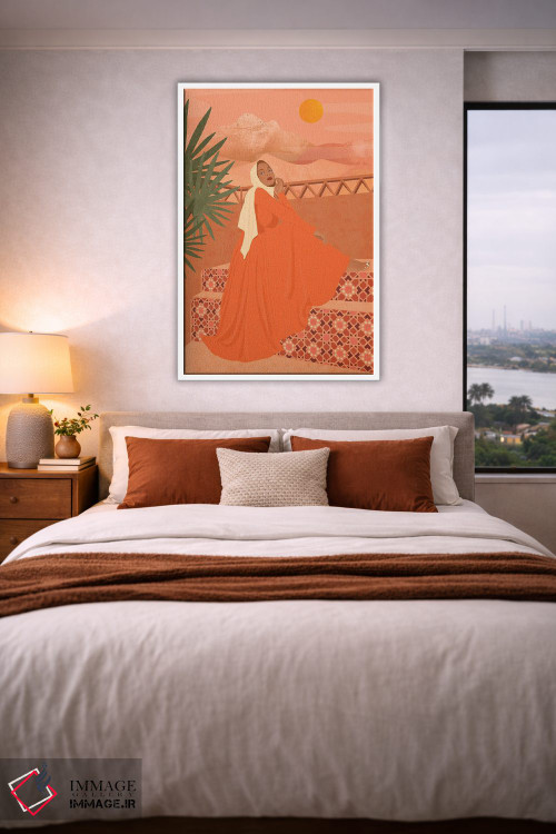 تابلو مدرن خدیجه اثر ایتس فانی هو - D3W