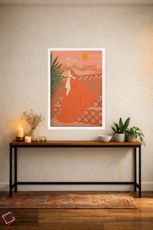 تابلو مدرن خدیجه اثر ایتس فانی هو - D2W