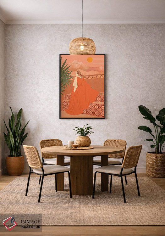 تابلو مدرن خدیجه اثر ایتس فانی هو - D5B