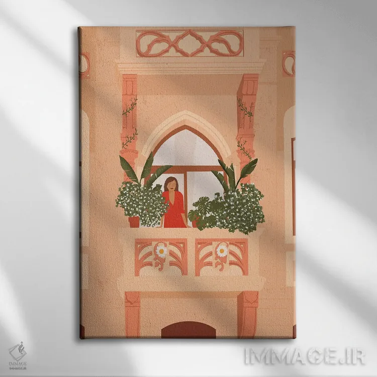 تابلو مدرن بارسلونا اثر ایتس فانی هو - نمای روبهرو روی دیوار