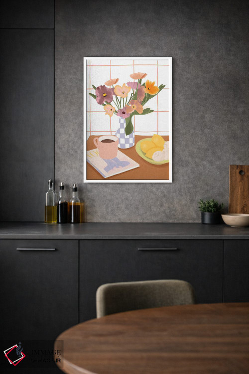 تابلو مدرن صبحانه انگلیسی اثر ایتس فانی هو - D1W