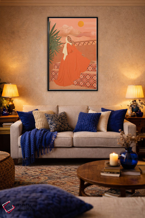 تابلو مدرن خدیجه اثر ایتس فانی هو - D6B