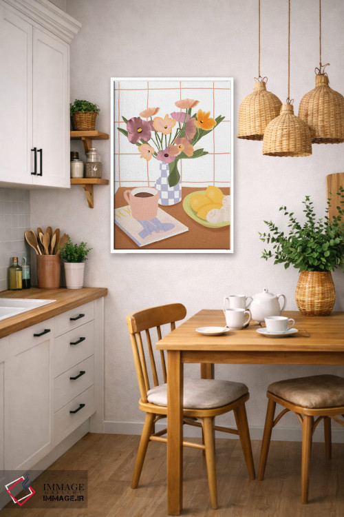 تابلو مدرن صبحانه انگلیسی اثر ایتس فانی هو - D4W
