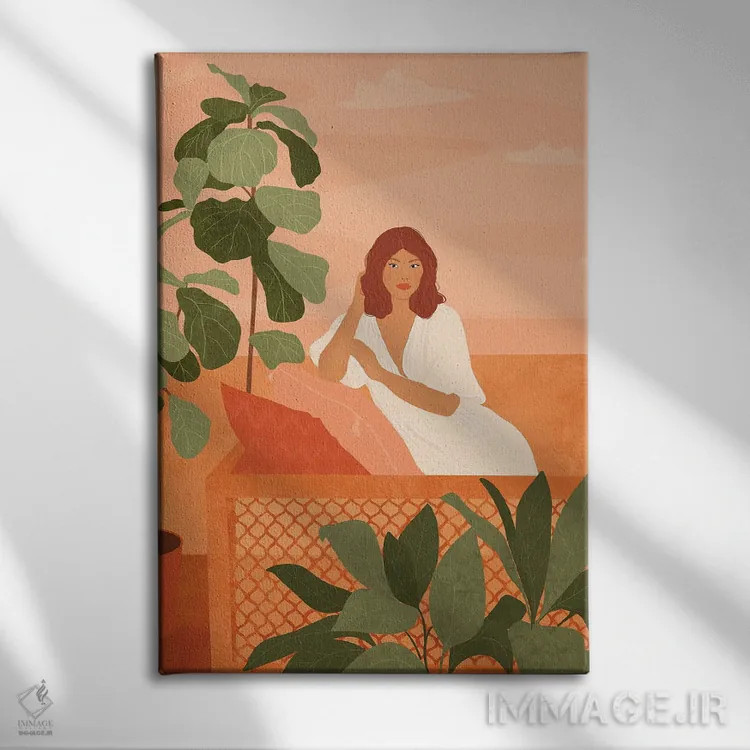 تابلو مدرن تیفانی اثر ایتس فانی هو - نمای روبهرو روی دیوار