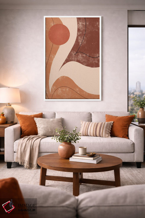 تابلو مینیمال اشکال抽象ی ۲ اثر ایتس فانی هو - D1W