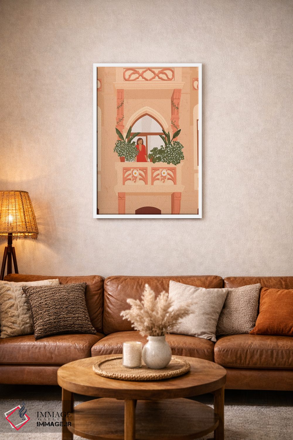 تابلو مدرن بارسلونا اثر ایتس فانی هو - D1W