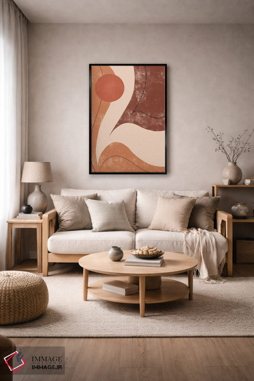 تابلو مینیمال اشکال抽象ی ۲ اثر ایتس فانی هو - D4B