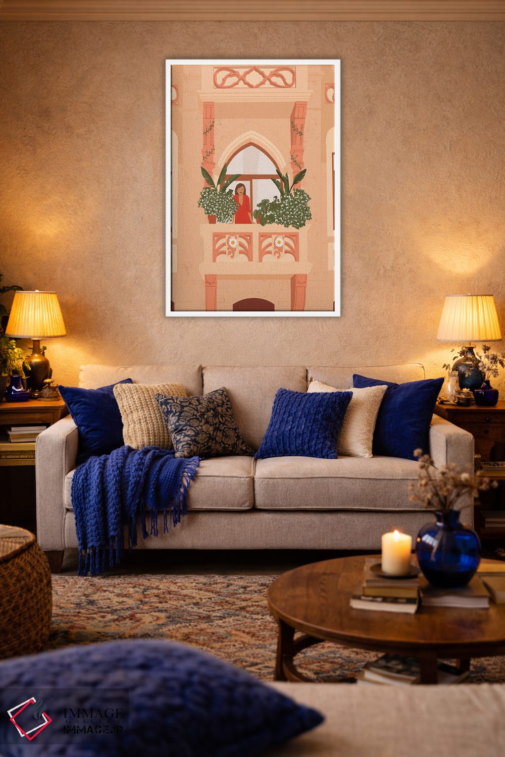 تابلو مدرن بارسلونا اثر ایتس فانی هو - D3W