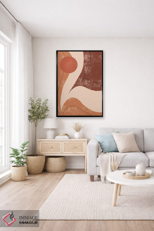 تابلو مینیمال اشکال抽象ی ۲ اثر ایتس فانی هو - D3B